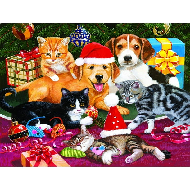 Christmas Meeting 300 Piece Jigsaw Puzzle by SunsOut 